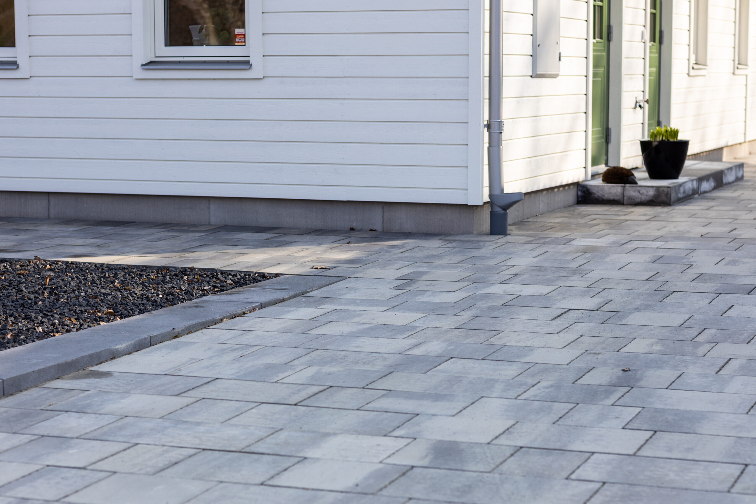 Plattläggning hos privatperson