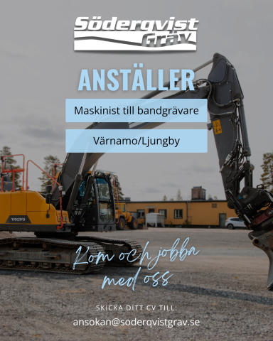 Lediga jobb maskinist Värnamo Ljungby